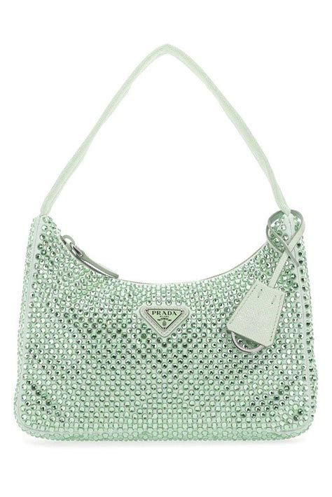 prada bag crystals|prada embellished bag.